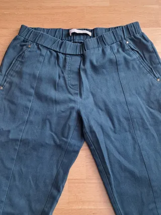 Pantalón mujer verde azulado