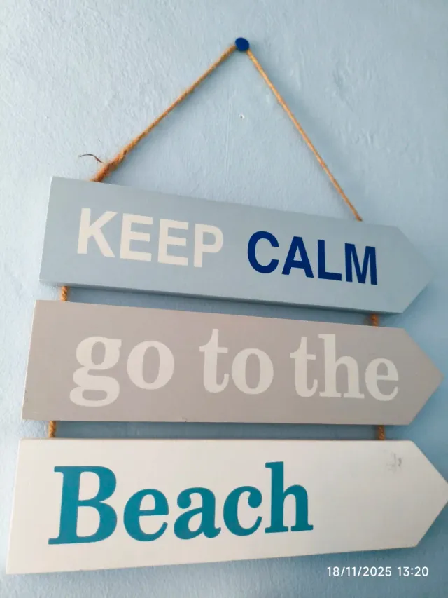 Adorno Pared Keep Calm Go To Beach