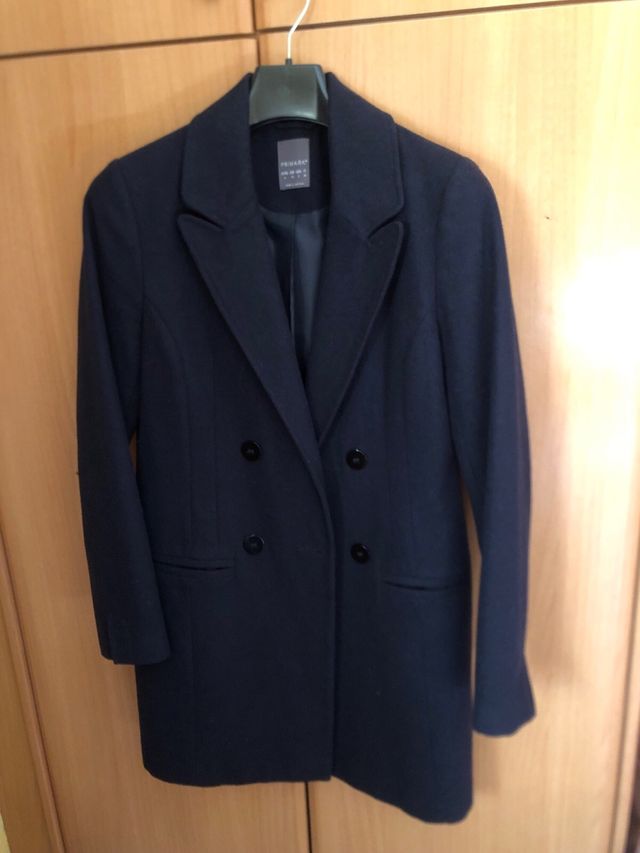 Abrigo azul marino talla 34