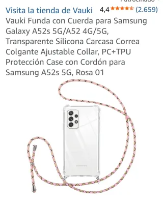 Custodia Samsung Galaxy A52s 5G Trasparente