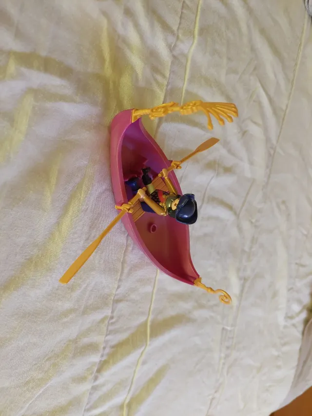 Góndola Playmobil con figura