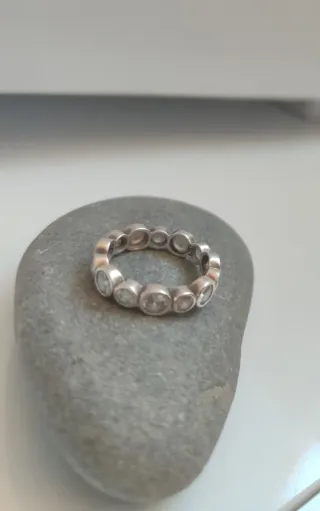 Anillo Plata con Circonitas Infinito
