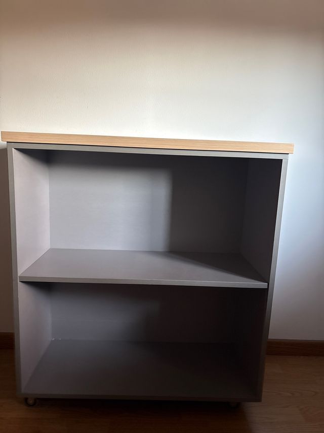 Mueble auxiliar madera y metal