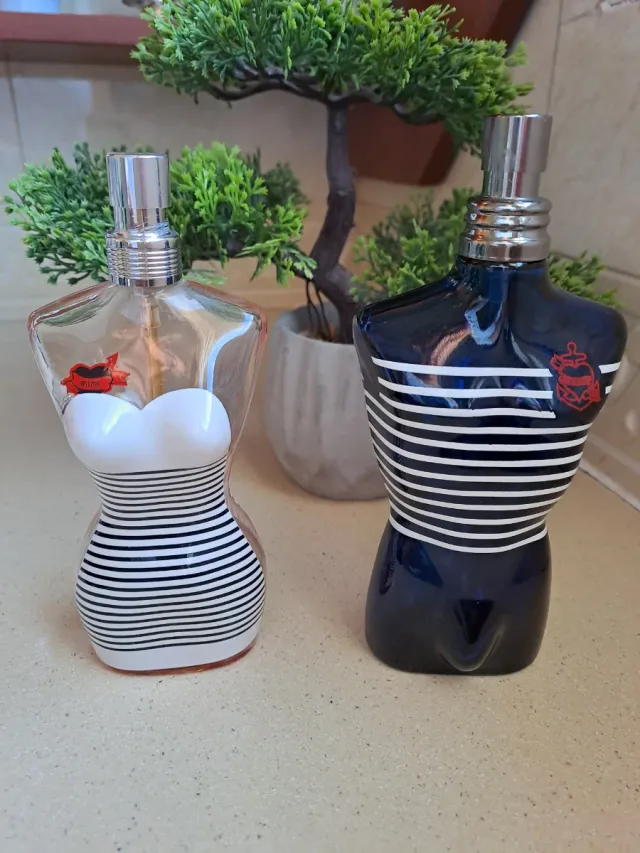 Jean Paul Gaultier Coppia di Flaconi Vuoti LOVE