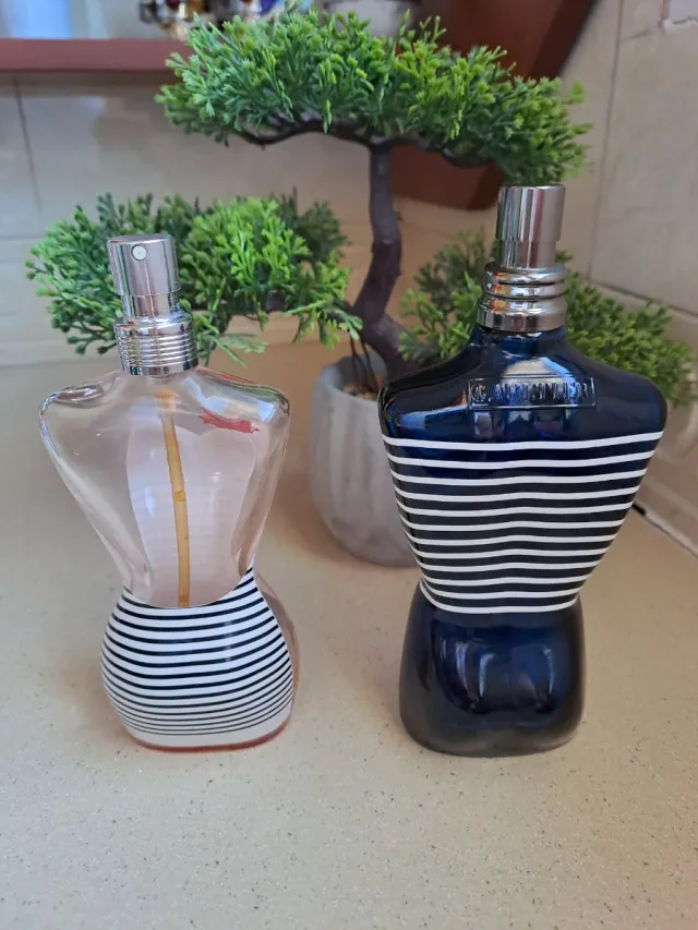 Jean Paul Gaultier Coppia di Flaconi Vuoti LOVE