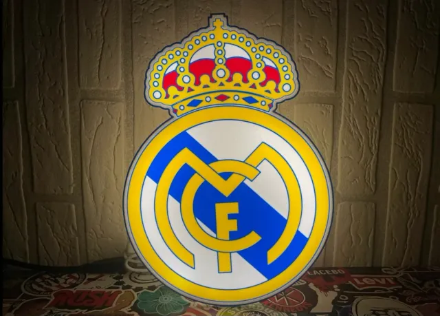 Lámpara LED 3D Real Madrid Nueva a estrenar