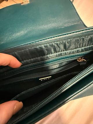 Bolso verde esmeralda de terciopelo