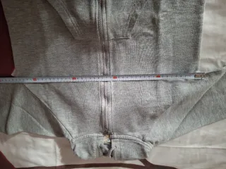 Sudadera con capucha gris