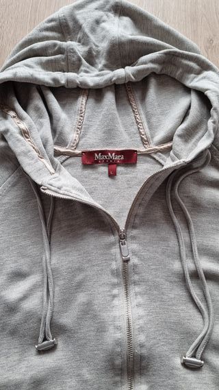 Max Mara Studio felpa grigia viscosa tg M
