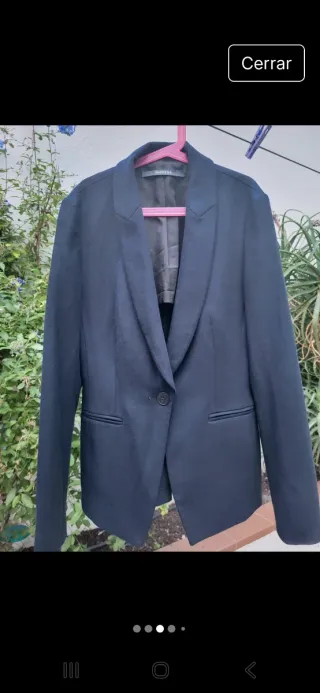 Traje azul marino Montón Talla S