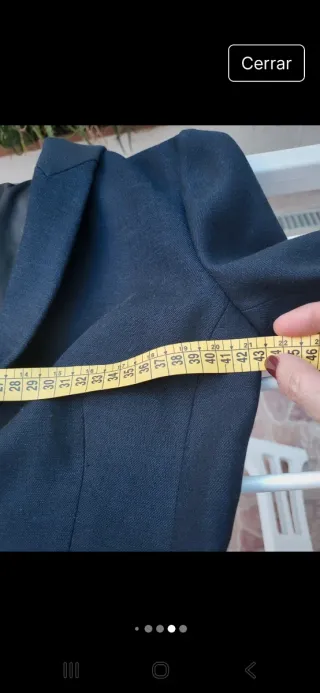 Traje azul marino Montón Talla S