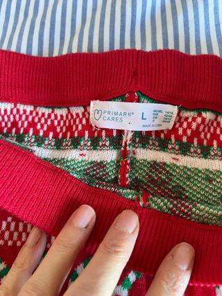 Pantalón Navideño Primark ideal embarazada