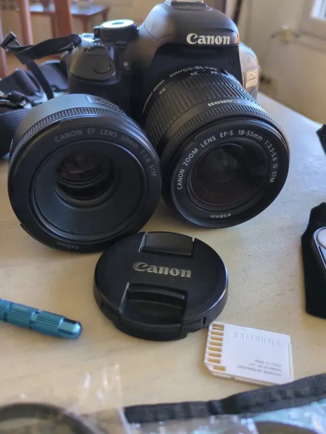 Cámara Canon EOS 600D + Lentes y Accesorios