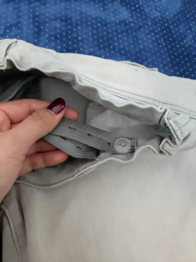 Vaqueros grises ajustables