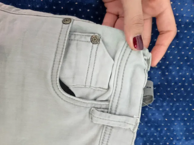 Vaqueros grises ajustables