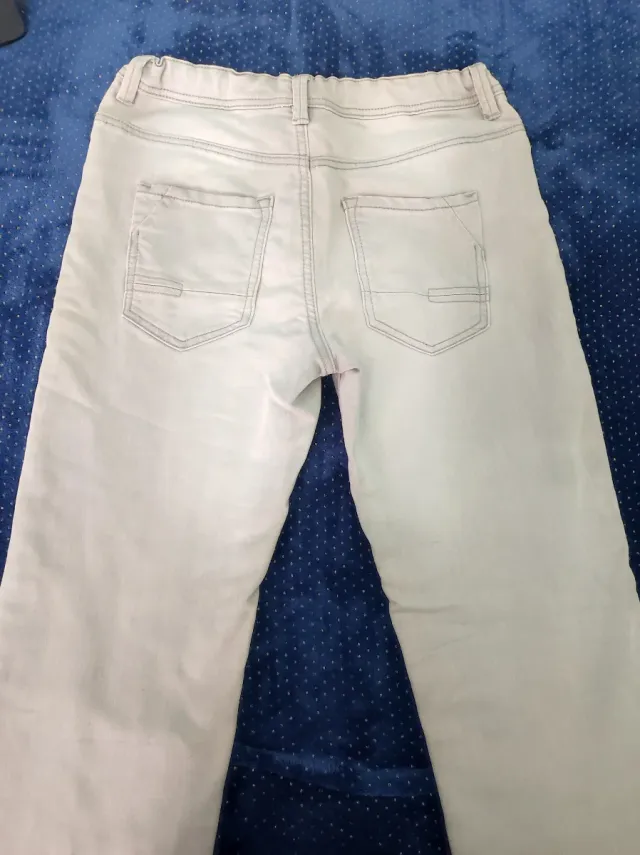 Vaqueros grises ajustables