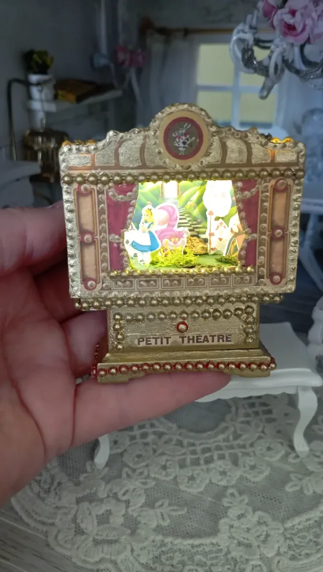 Mini Teatro Alice Meraviglie 1:12