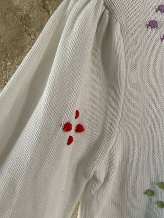 Jersey Springfield Bordado Flores Talla L