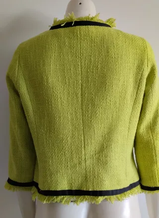 Chaqueta Cortefiel verde pistacho