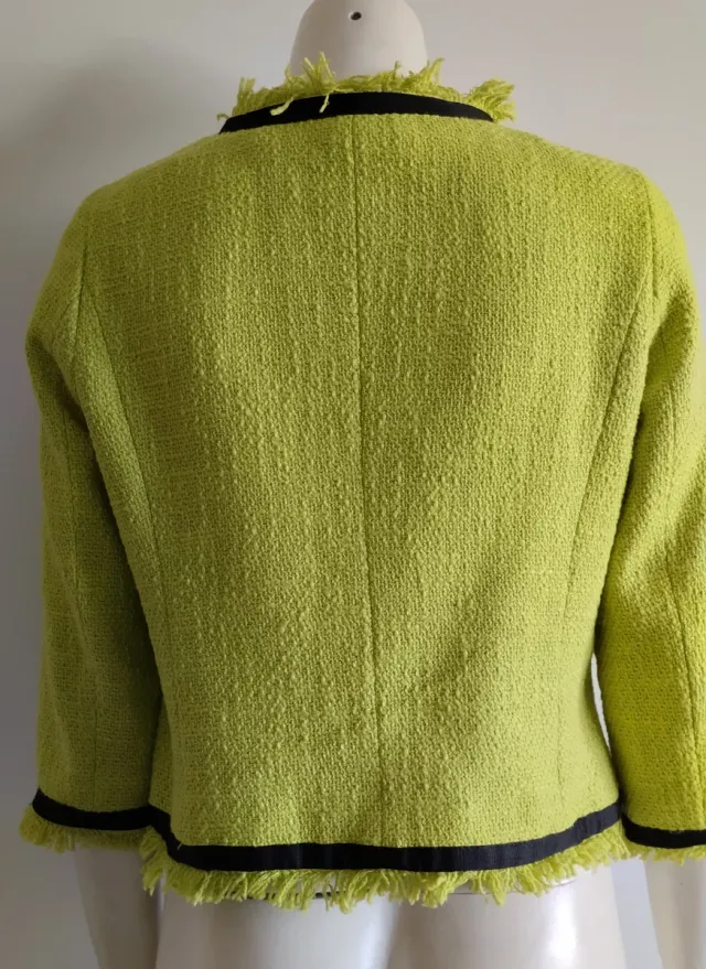 Chaqueta Cortefiel verde pistacho