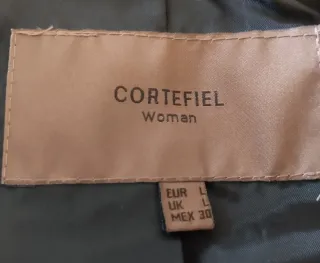 Chaqueta Cortefiel verde pistacho