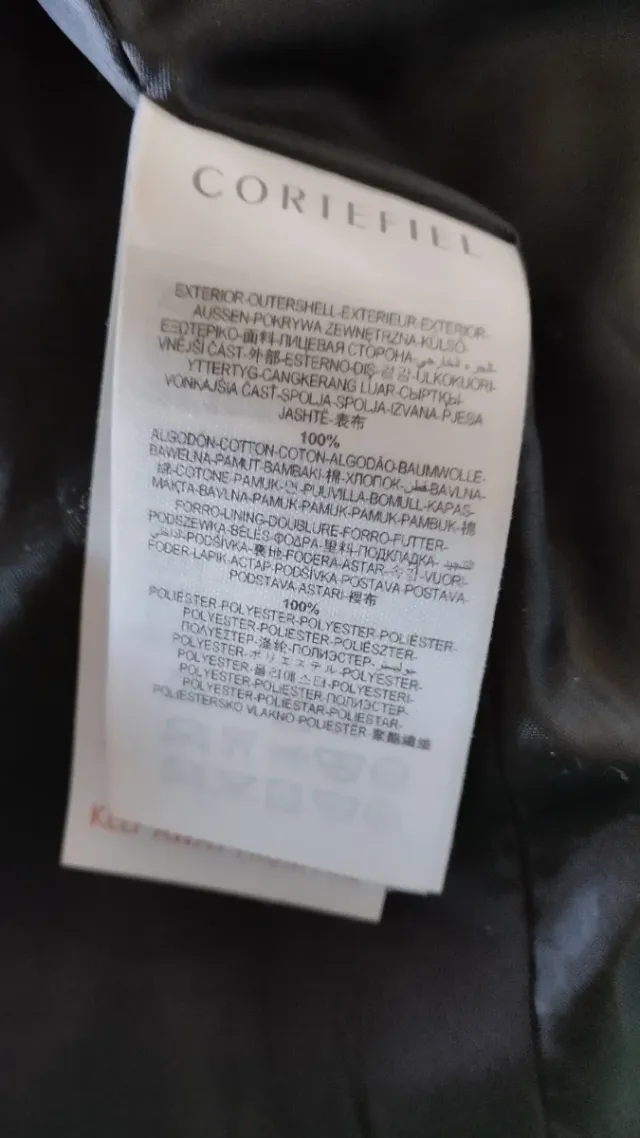 Chaqueta Cortefiel verde pistacho