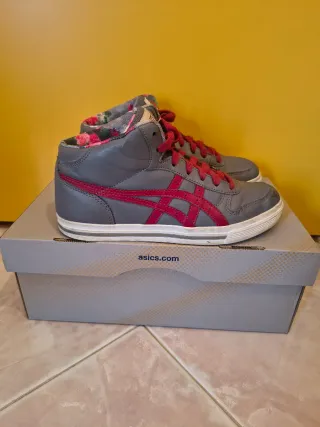 Asics grigie e bordeaux alte