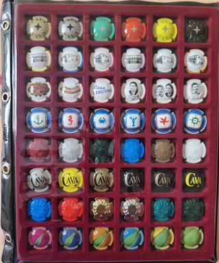 Lote PC1. - 48 Placas / Chapas Cava Distintas.