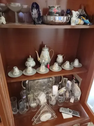 Juego de té y café antiguo