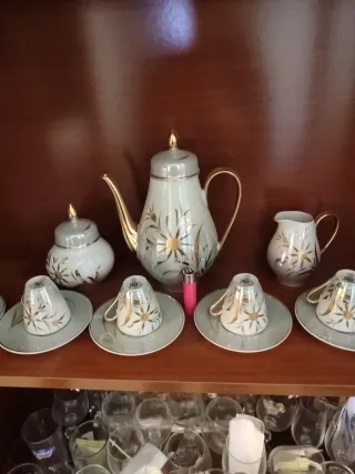Juego de té y café antiguo