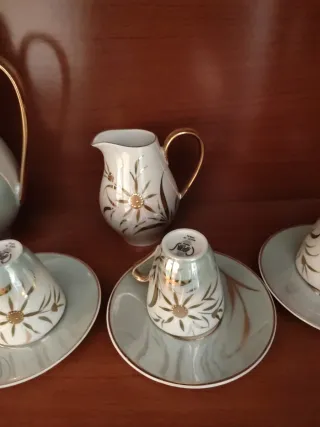 Juego de té y café antiguo