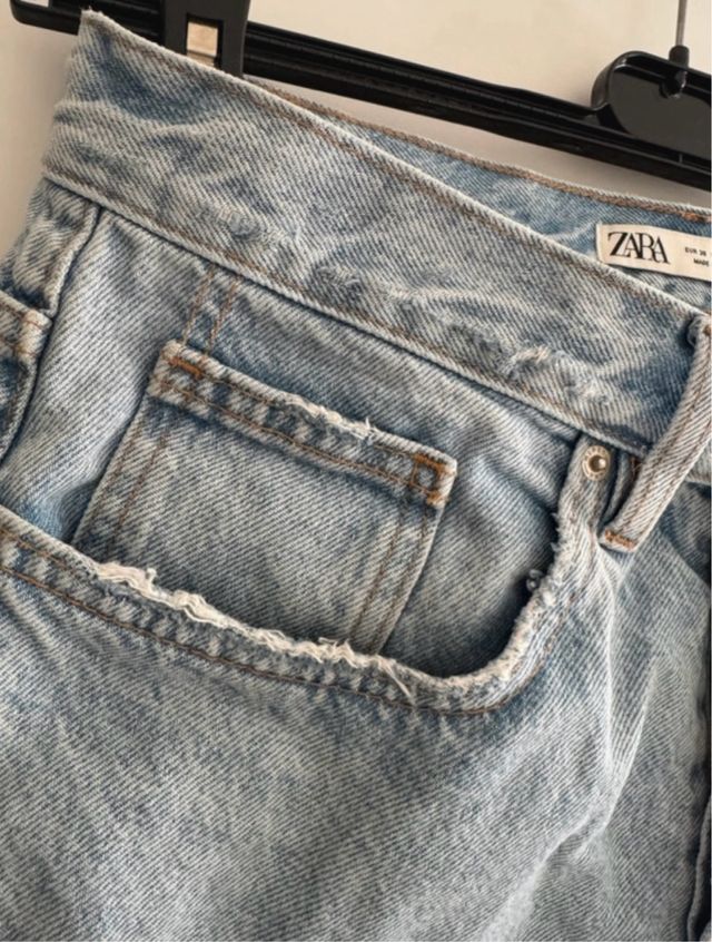 Jeans Zara Blu Chiaro Tg 38