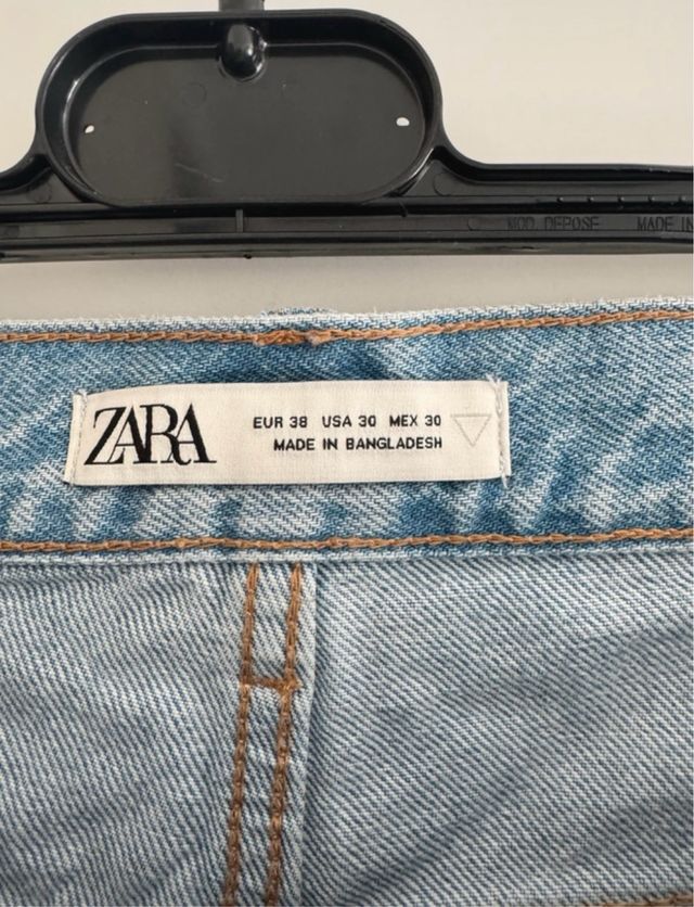 Jeans Zara Blu Chiaro Tg 38