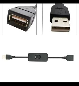 Cable USB con interruptor