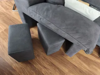 Sofá cama gris 3 plazas