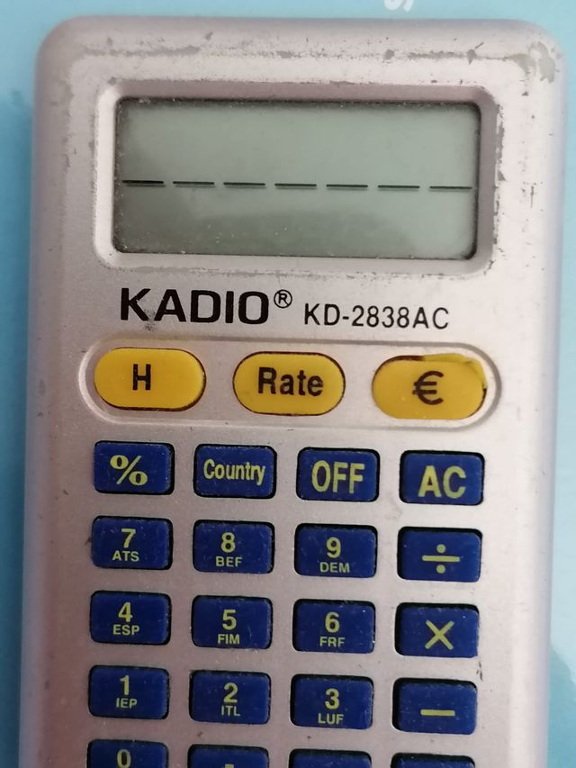 Calculadora Vintage KADIO KD-2838AC