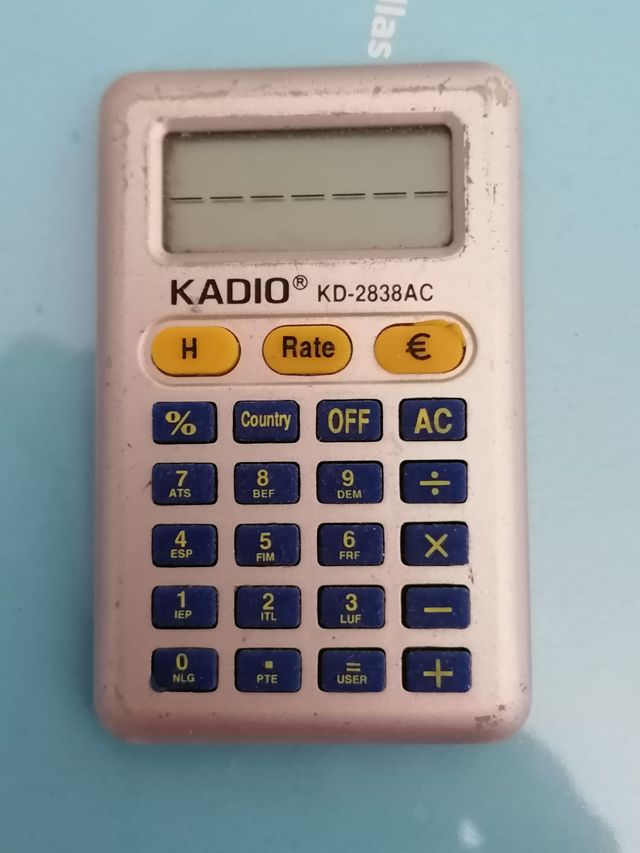 Calculadora Vintage KADIO KD-2838AC