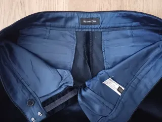 Pantalón mujer Massimo Dutti azul noche