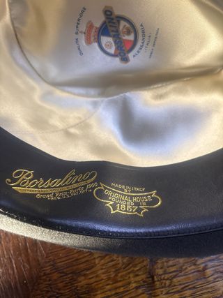 Cappello Borsalino Uomo Nero