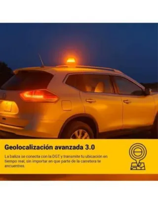 Luz de emergencia V16 conectada