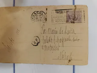 Cartolina Viaggiata 19 Giugno 1929