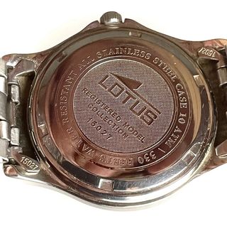 Reloj Lotus Hombre Plata y Blanco