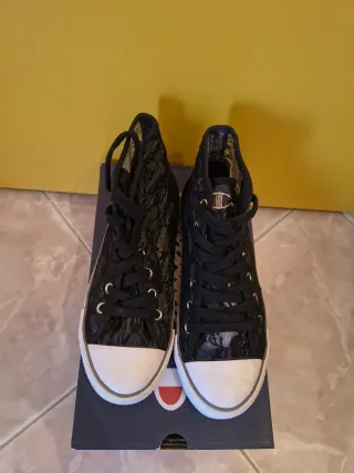 Champion in pizzo,nere,trasparenti