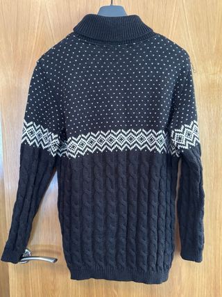 Jersey cuello alto estampado Fair Isle Rialbanni