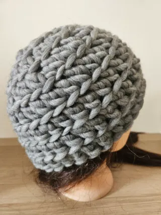Berretto chunky grigio
