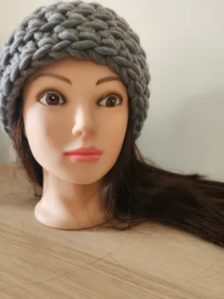 Berretto chunky grigio