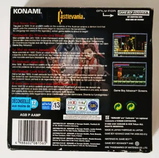 Castlevania Game Boy Advance Konami
