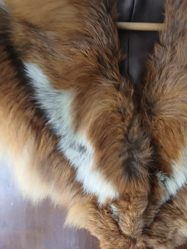 Capelina de piel de zorro