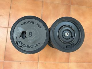 Mancuernas Technogym 8 kg