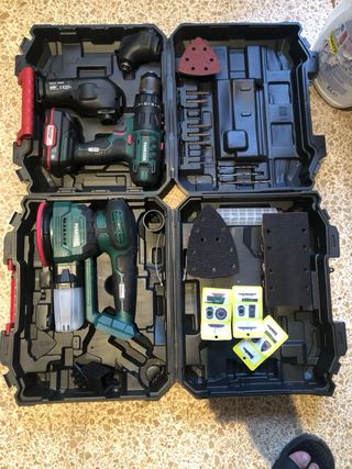 Lijadora Parkside + Accesorios